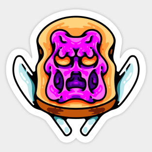 Bread And Monster Jam Sticker